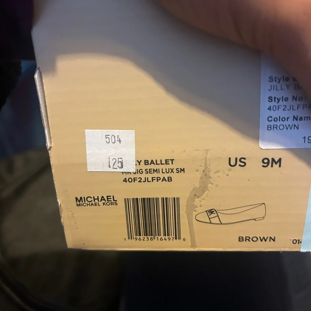 Michael Kors Brown and Black Women's Flats - Picture 4 of 5